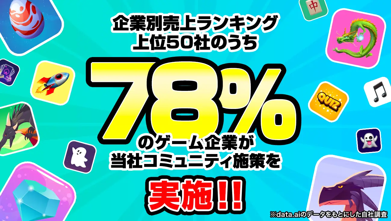 ミラティブ8周年を記念して、ゲーム会社さま向けコミュニティ施策の成長を公開！